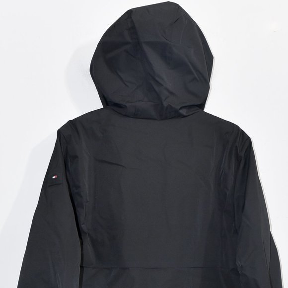 BLACK NWT Tommy Hilfiger Men’s Performance Hooded Jacket - Picture 10 of 10